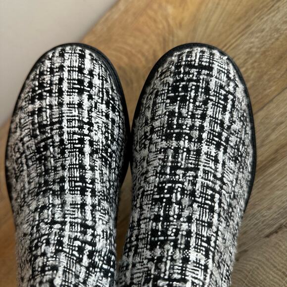 Nine West Talles 2 Tweed and Chain Ankle Moto Boot 8 - Picture 5 of 10